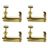 AUXBC 4Pcs Violin Fine Tuners for 4/4-3/4 Violins, Gold Metal