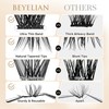 BEYELIAN D Curl Lash Clusters, Volume Cluster Eyelash Extensions, Soft