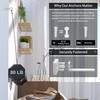 Heavy Duty Shelf Brackets 6 inch (1/5") Thick, 6 Pack