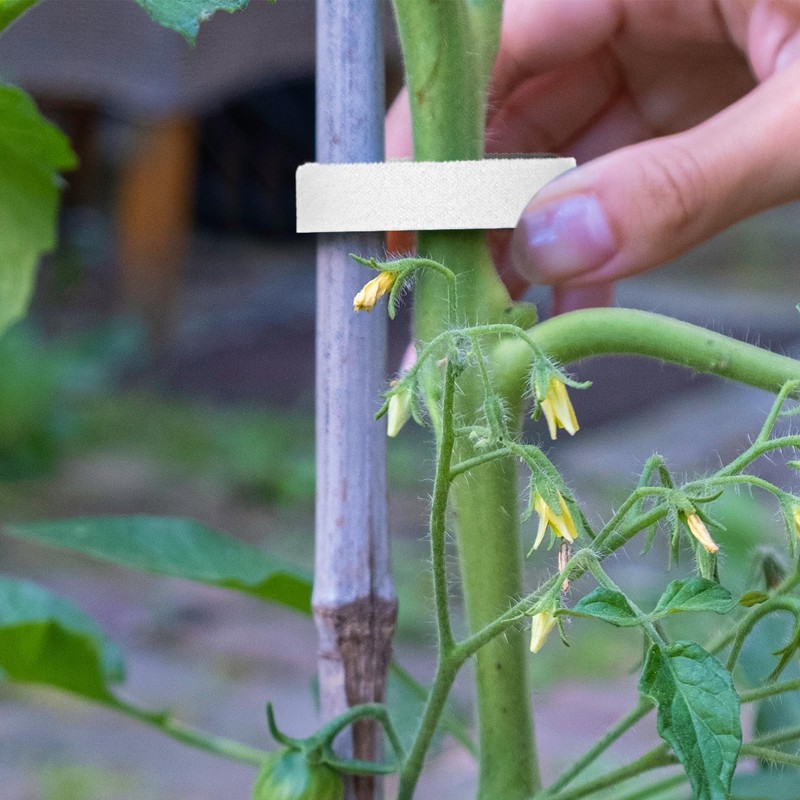 HARFINGTON 2pcs Garden Plant Tape 33ft 25/64" Reusable Garden Plant