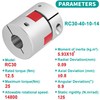 Shaft Coupling 10 mm to 14 mm Waves Flexible Coupler