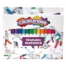 Colorations Classic Markers, Conical Tip, 16 Bold Colors, Coloring, Paper, Kids, Posters, Drawing, Bold Colors, Home, Classroom, School Supplies, Art Supplies, Craft Projects, Children