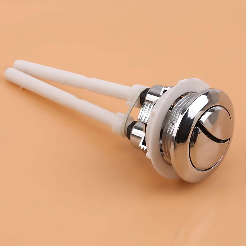 2 Pcs Standard 38 mm Toilet Buttons with Four Rods