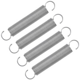 GUNGY Tension Springs with Hooks Stainless Steel Tension Spring 60 mm Outer Diameter 10 mm Wire Diameter 0.9 mm Maximum Tensile Force 1.10 kg 0.9 x 10 x 60 mm Pack of 4