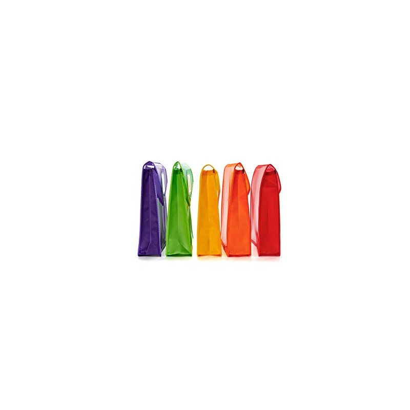 FANWU Plastic File Folder Poly Envelope Expanding File Wallet Document