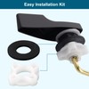 Hygie Rinse Universal Toilet Trip Lever Compatible with American Standard/Mansfield
