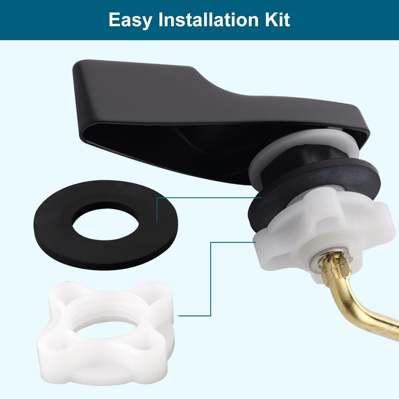 Hygie Rinse Universal Toilet Trip Lever Compatible with American Standard/Mansfield