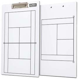 Murray Sporting Goods Dry Erase Double-Sided Tennis Coaches Clipboard