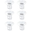 Flange Inserts for Breast Pump 6PCS, 13/15/17mm Flange Inserts Compatible