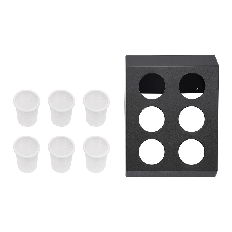 Dodoam Utensil Holder, 6-Compartment Restaurant Utensil Holder, Utensil Organizer Classified