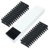 Zorveiio 100 PCS Plastic Razor Blades, Double Edged Plastic Blade