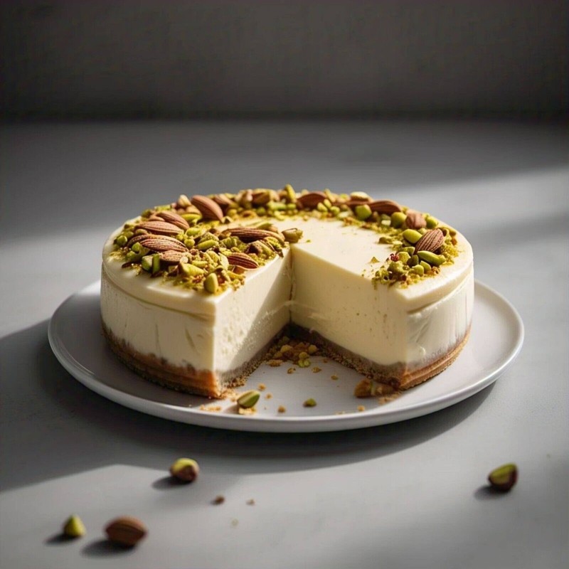 Andy Anand Sugar Free Pistachios Almond Cheesecake 9'' (2 lbs),