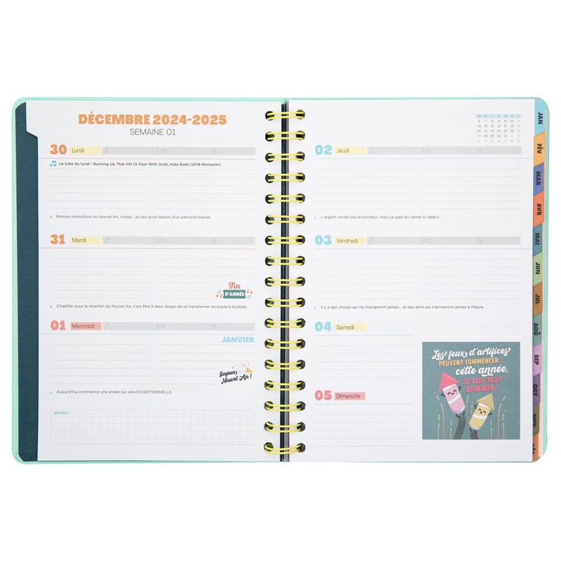 Mr. Wonderful Wonder 2025 Weekly Planner - Imagine, Create... and