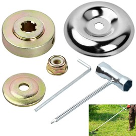 Pack of 6 Lawn Mower Blade Adapter Kit, Gear Strimmer Parts, Durable Lawn Mower Parts, Brush Cutter Accessories, Lawn Mower Replacement Parts, Lawn Mower and Brush Cutter for Weeding Weeds in the