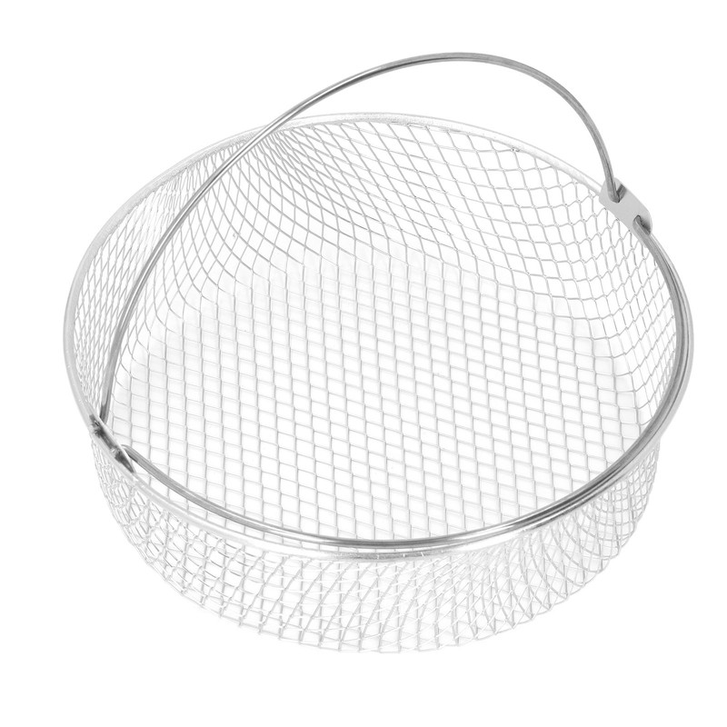 Fry Basket Stainless Steel with Handle Kitchen Fry Mesh Basket