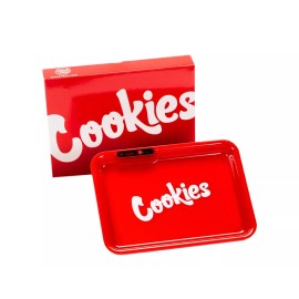 Cookies V4 Glowtray Red Glow LED Rolling Tray 1544A4250-RED
