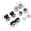 Sissy Bar Docking Hardware Kit, Easy Installation Sissy Bar Quick