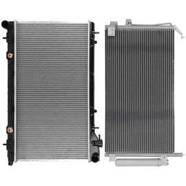 ANPART Aluminum Radiator Replacement 2010-2011 for Toyota for Sequoia,2010-2018 for Toyota for Tundra Plastic Radiator Auto Parts Complete radiator Radiator Engine Coolant Radiator Assembly Radiator