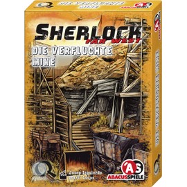 ABACUSSPIELE 48206 Sherlock Far West The Cursed Mine, Crime Card Game