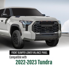 LQI Front Bumper Lower Valance Panel Compatible with Toyota Tundra 2022-2023 TO1095226, 539110C100 Black