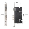 Banna Cerradura Alta Seguridad DO-3SS para Puertas Izquierda/Derecha Plateada