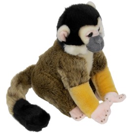 Teopet Skull Monkey Cuddly Toy 28 cm Large - Monkey - Very Soft and Fluffy - Lifelike - Realistic Plush Toy, Stuffed Toy Made from Sustainable Materials - Gift for Babies and Children, TEO-017