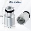 FUSCH - Adaptador de inyector de combustible LS3 LS7 LS9