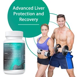 Genogna TUDCA 1100mg-Liver Support Supplement for Detox Cleanse, Water-Soluble Bile Salts with Strong Bitter Taste, 60 Vegan Capsules,Non-GMO,Gluten-Free