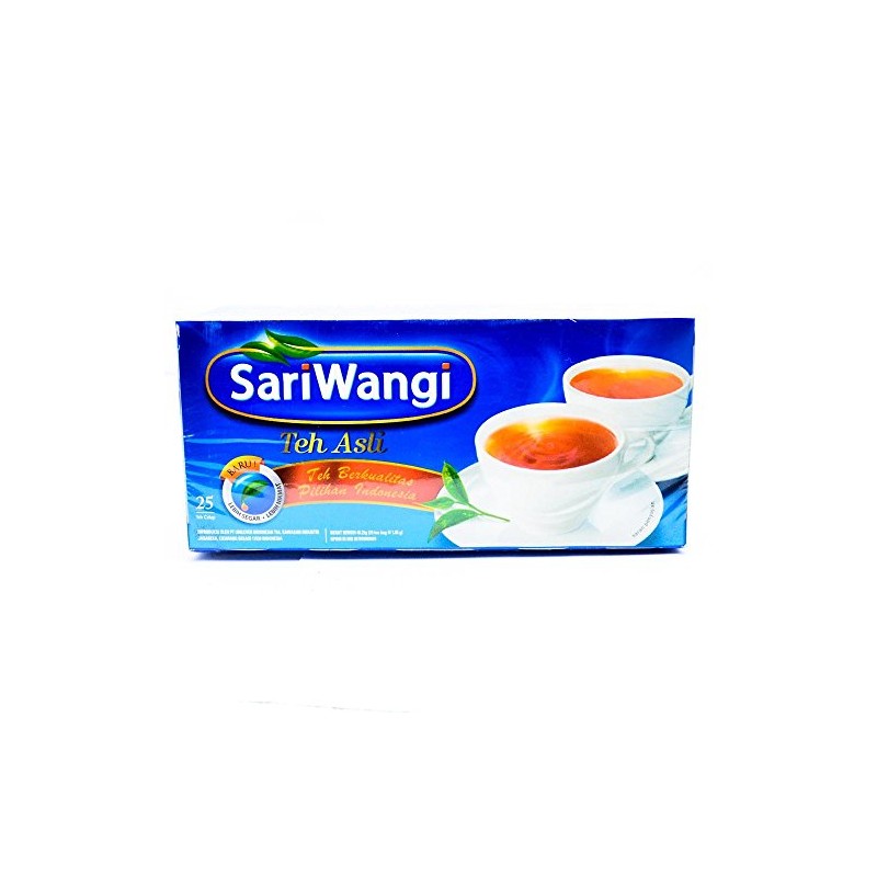 Sariwangi Teh Asli - Indonesia Black Tea 25-ct, 1.6Oz (Pack