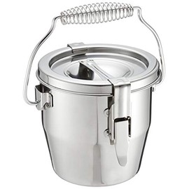 Endoshoji ASY07014 Commercial Soup Can with Gasket, 5.5 inches (14 cm), Made in Japan
