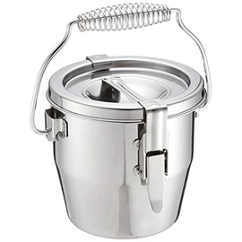 Endoshoji ASY07014 Commercial Soup Can with Gasket, 5.5 inches (14 cm), Made in Japan