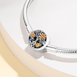 Pandach 925 Sterling Silver Charm Bracelet For Woman Basic Butterfly Heart clasp Snake Chain Bracelet Gift for Teen Girls Mother Daughter