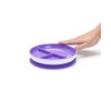 Munchkin Stay Put Divided Suction Plates, Pink/Purple