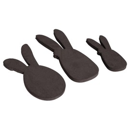 Rayher Nupsi 30242000 Easter Bunny Placeholder, 2 Designs, Assorted, Pack of 16, Various Sizes, for Concrete Casting