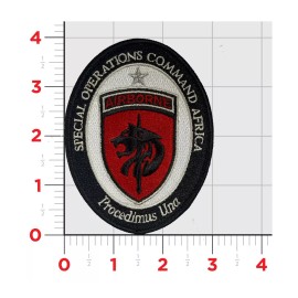 SPECIAL OPERATIONS COMMAND AFRICA EMBROIDERED JACKET PATCH