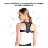 Corrector Postura Espalda Faja Ajustable Para Hombre Mujer --