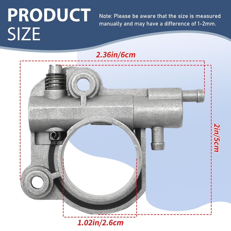 LIDSCURA C022000050 C022000052 Auto Oiler Assembly Oil Pump, Replacement for