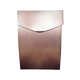 NACH Mailboxes for Outside Wall Mount, 4.8 x 10 x 13 inch Antique Copper Wall Mounted Mailboxes for Outside, Waterproof Mailbox for House - The Bradley Large Mail Box