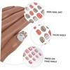 Healvian Nail Art Boys and Girls 72pcs Abs False Nails