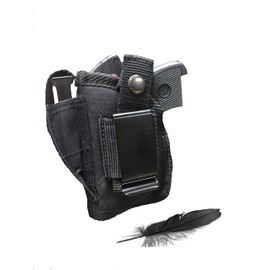 Feather Lite Fits Cobra CA32 and CA380 with Laser Soft Nylon Inside or Outside The Pants Gun Holster.
