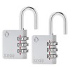 Zarker XD35 Combination Lock, 3-Digit Padlock for School Gym Sports