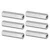 PATIKIL M4 x 0.7-Pitch 304 Stainless Steel Hex Coupling Nuts,