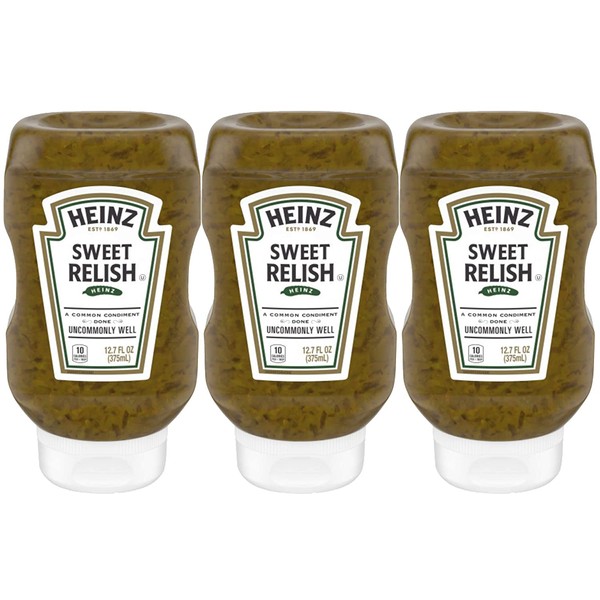 Heinz Sweet Relish 12.7 Ounce Bottle (Pack of 3)