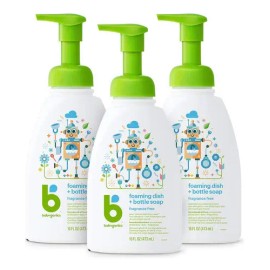 Babyganics Jabon Espumoso Para Platos Y Botellas, Botella De