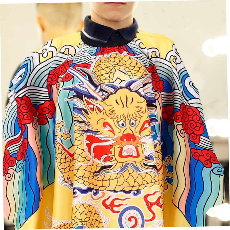 TOVINANNA Hair Styling Cape Chinese Design Barber Cape for Salon
