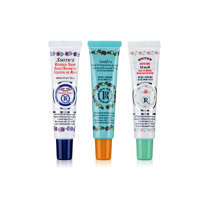 Rosebud Lip Balm Trio