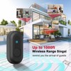 CallToU Hearing Impaired Doorbell 1000FT Wireless Battery Operated Door Bell