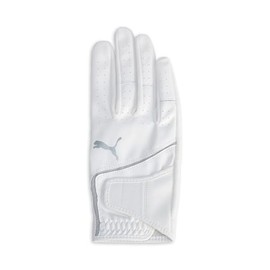 PUMA Golf Gloves Golf Super Leather Touch Gloves (Right Hand) Bright White/Slate Sky 22, bright white/slate sky, 22