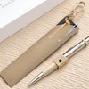 Pen Case, Cowhide Leather, Pen Holder, Pen Holder, Slim, Simple,