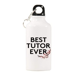 Elvoes Sports Water Bottles Best Tutor Water Bottle BPA Free Stainless Steel Bottle with Cap Wild Mouth Tutor Gifts Great for Sport Home Travel Outdoors (400ml/17oz)